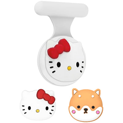 Hello Kitty AirPods case with red bow on white background