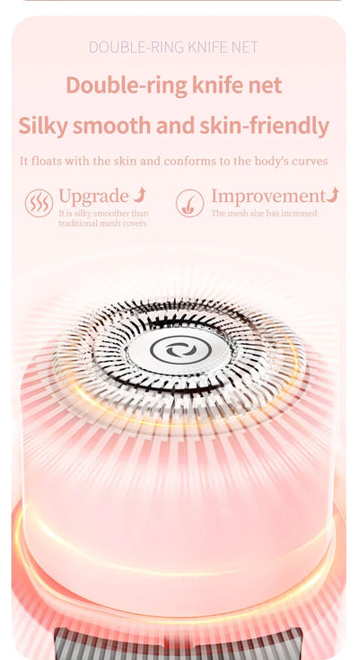 Painless Epilator Electric Shaver for Women Bikini Trimmer Facial Mustache Hair Removal Razor Ladies Face Underarm Legs Electric