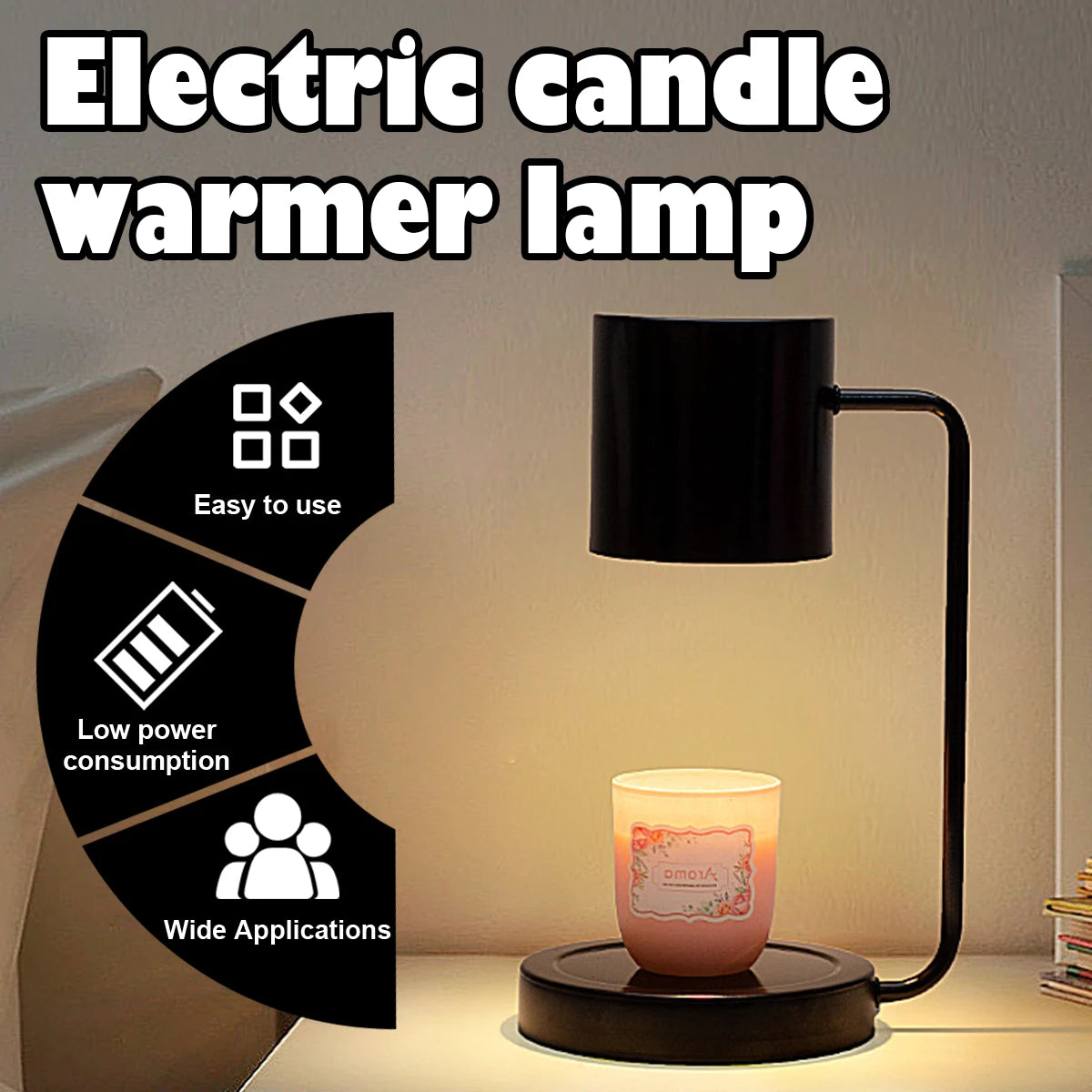 Candle Warmer Lamp With Timer Dimmer 220v/110v Dimmmable Electric Heat Night Light Plug In Oil Fragrance Smart Lighting For Home