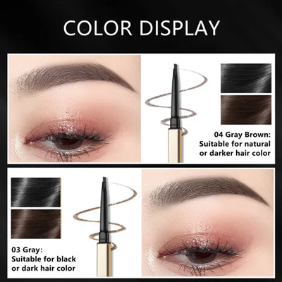 Colorkey Eyebrow Cosmetics Pencil Waterproof Double-headed Brows Liner Definition Natural Long Lasting Makeup Paint