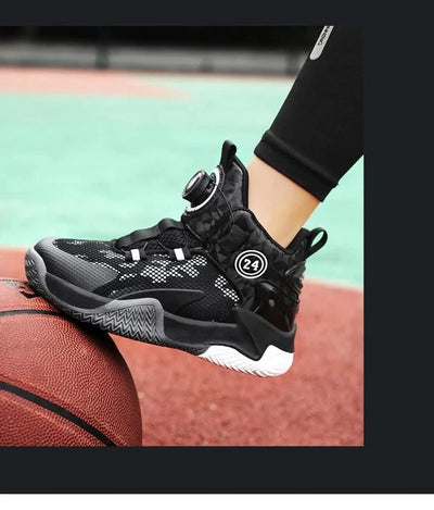 2025 New Children's Basketball Sports Shoes for Boys High Quality Running Kids Shoes Child Sneakers Non-Slip School Shoes - Elanique