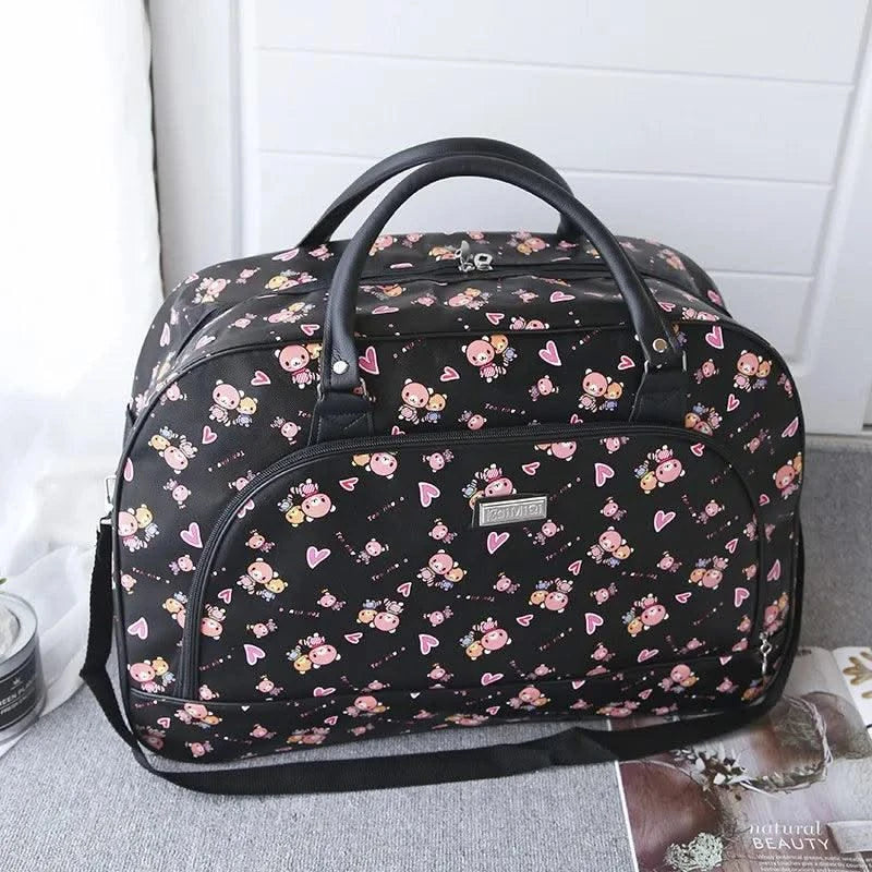 Fashion Cartoon Print Travel Bags for Women