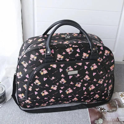 Fashion Cartoon Print Travel Bags for Women