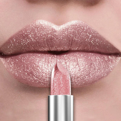 21Colors Bold & Intense Glitter Shiny Metallic Lipstick Pearlescent Lip Tint,Long Lasting Lip Senior Matte Lip Makeup Gifts for