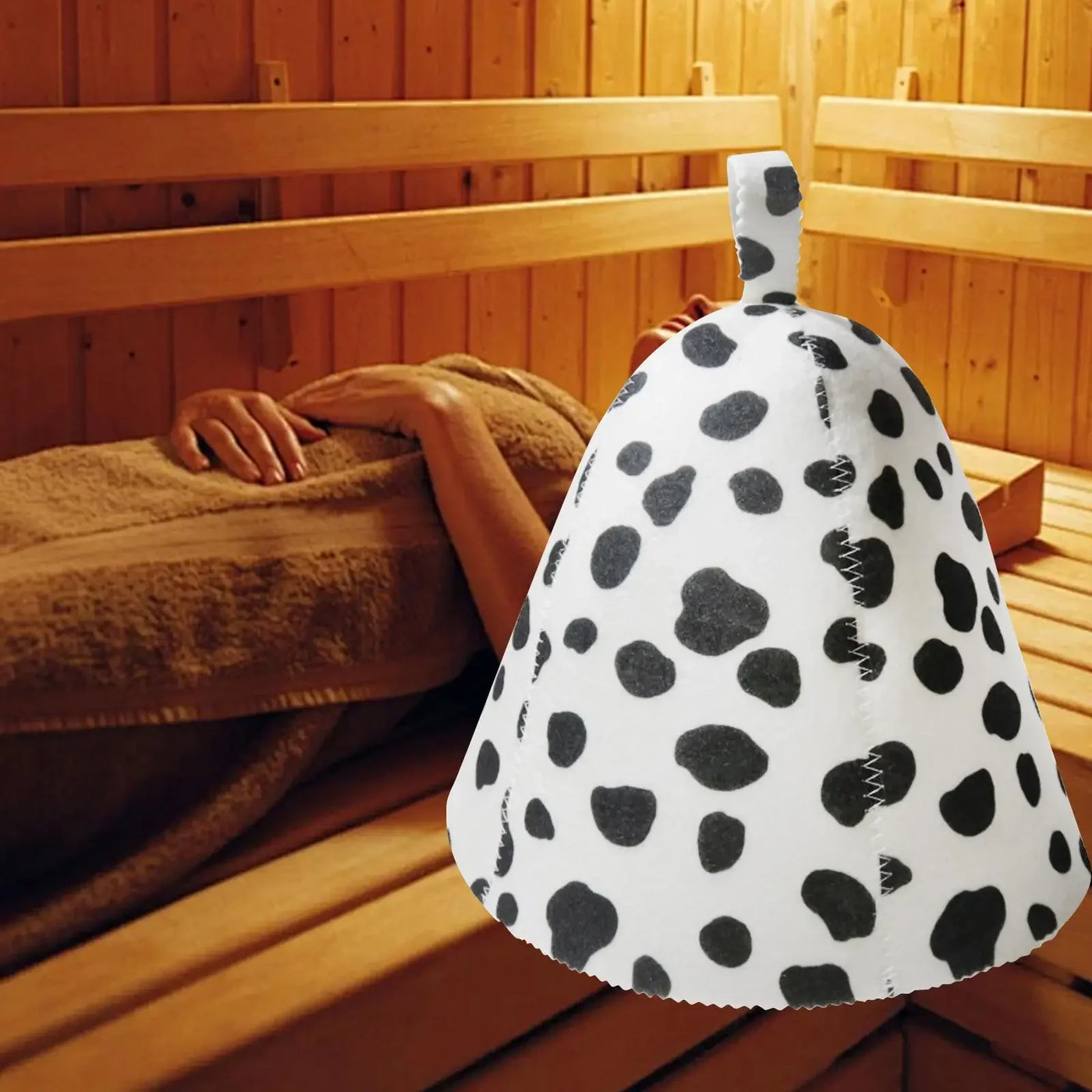 Vaporarium Hat Russian Banya Cap Sauna Banya Hat Protect Your Hair Felt Sauna Hat Russian Bath House Hat for Pool SPA Shower