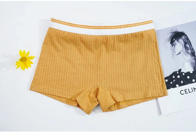 Women Boxers Underwear Cotton Ladies Safety Short Pants Female Seamless Underpants Solid Cozy Breathable Boyshorts Sexy Panties