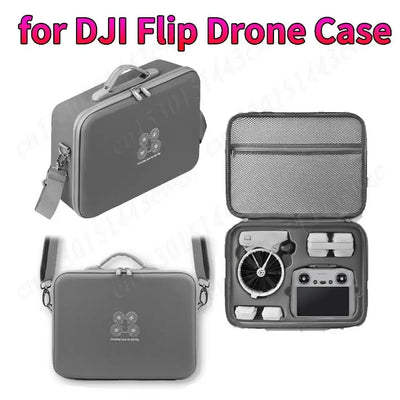 Travel Storage Bag for DJI Flip Drone Portable Carrying Case Shockproof Protective Case Drop-resistant Handbag Protector Case