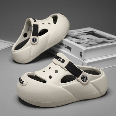 Luxury Boy Clogs Summer Kids Shoes Breathable Casual Lightweight Indoor House Shoes Children Boy Sandals Slippers