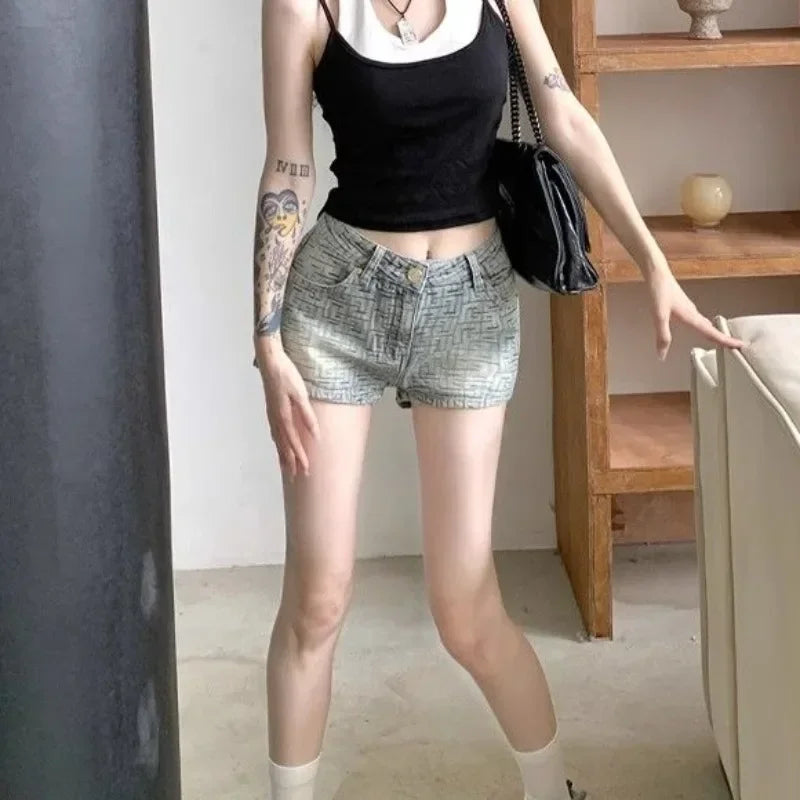 Short Pants Woman Summer Shorts for Women Cotton With Waist Pocket To Wear XL Kpop Design Stretchy Designer Comfy Elegant New In