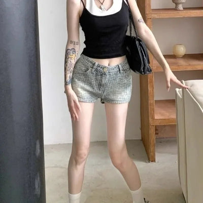 Short Pants Woman Summer Shorts for Women Cotton With Waist Pocket To Wear XL Kpop Design Stretchy Designer Comfy Elegant New In