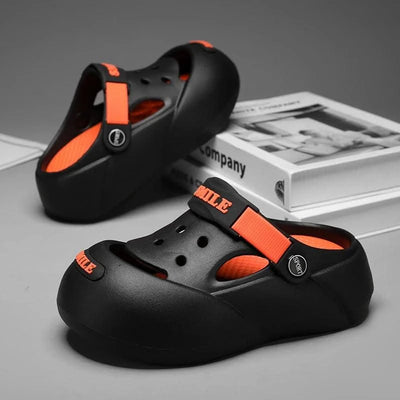 Luxury Boy Clogs Summer Kids Shoes Breathable Casual Lightweight Indoor House Shoes Children Boy Sandals Slippers