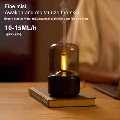 Aromatherapy Diffuser Light Cool Mist Humidifier Auto-Off Portable Diffuser Humidifiers Compact Aroma Diffuser for Home Decor