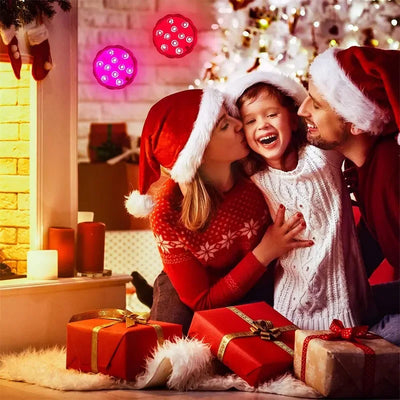 10leds RGB Submersible LED Lights Underwater Night Light Outdoor Swimming Pool Light Tea Light Vase Pond Party Wedding Decor