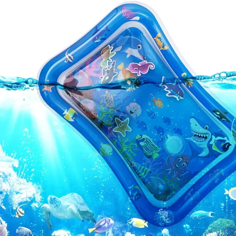 Summer Toys Baby Water Mat PVC Inflatable Cushion Infant Toddler Water Play Mat for Children Early Education Developing Baby Toy