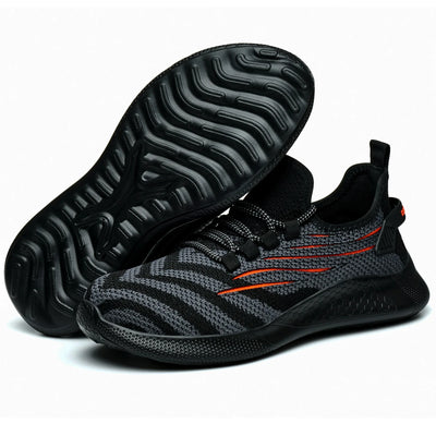 Men Safety Shoes For Work Safety Boots Protect Breathable Anti-smash Steel Toe Sport Work Sneakers Construction Security Boots