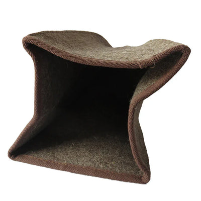 Sauna Felt Hats Sauna Bathwool Hat 34*26*0.3CM Banya Room Vaporarium Hats Brown Hat Sauna Hat Adjustable Strap