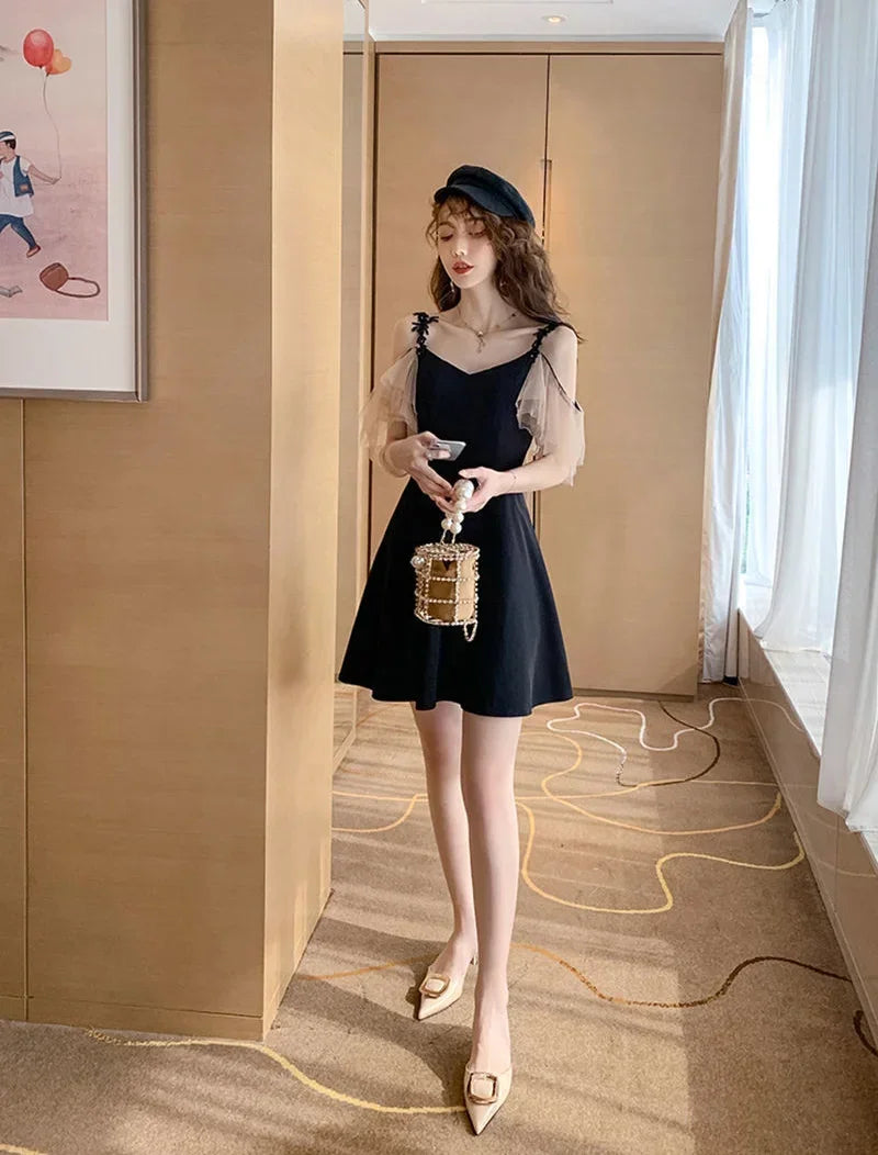 Slip Dress Woman Fashion 2024 Sundresses Party Korean Style Sexy Night Club Dresses for Women Prom Midi Black Green Purple Blue