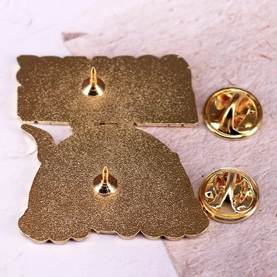 Godless Atheist Enamel Pin Kawaii Baphomet Brooch Satanic Occult Goat Lapel Pin Jewelry Gift