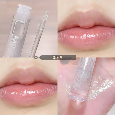 Lip Oil Uuny Transparent Water Gloss Lip Honey Female Moisturizing Lip Glaze Mirror Toot Glass Lip Gloss Student