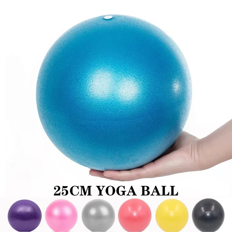 Yoga Ball-Matte Textured Reinforced Anti-Burst Back-Supporting Ball with Handles Gymnastics Ball Fitness Pilates Ball