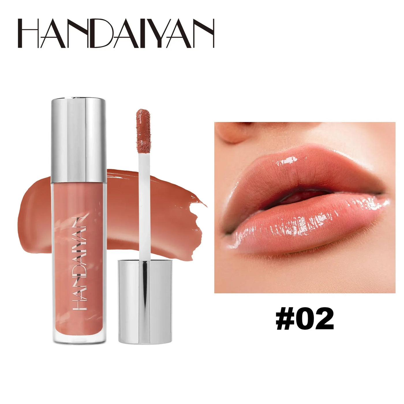 Long Lasting Lip Gloss Vitamin E Infused Plumping Glaze Hydrating Nude Color Liquid Balm Glossy Makeup Shine