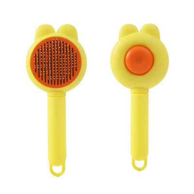 Pet  Hair Removal Cleaning Brushing Comb  One Click Cat Comb Massage Pet Beauty Cat Dog Floating Hair Massage Pet Comb