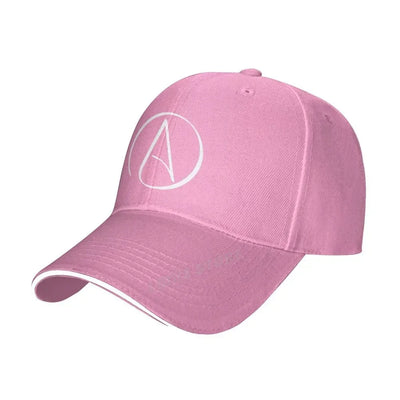 Atheist Atheism Symbol Print Baseball Cap Summer Men Sunhat Fashion Adjustable Unisex Atheism No Religion Hats Bone
