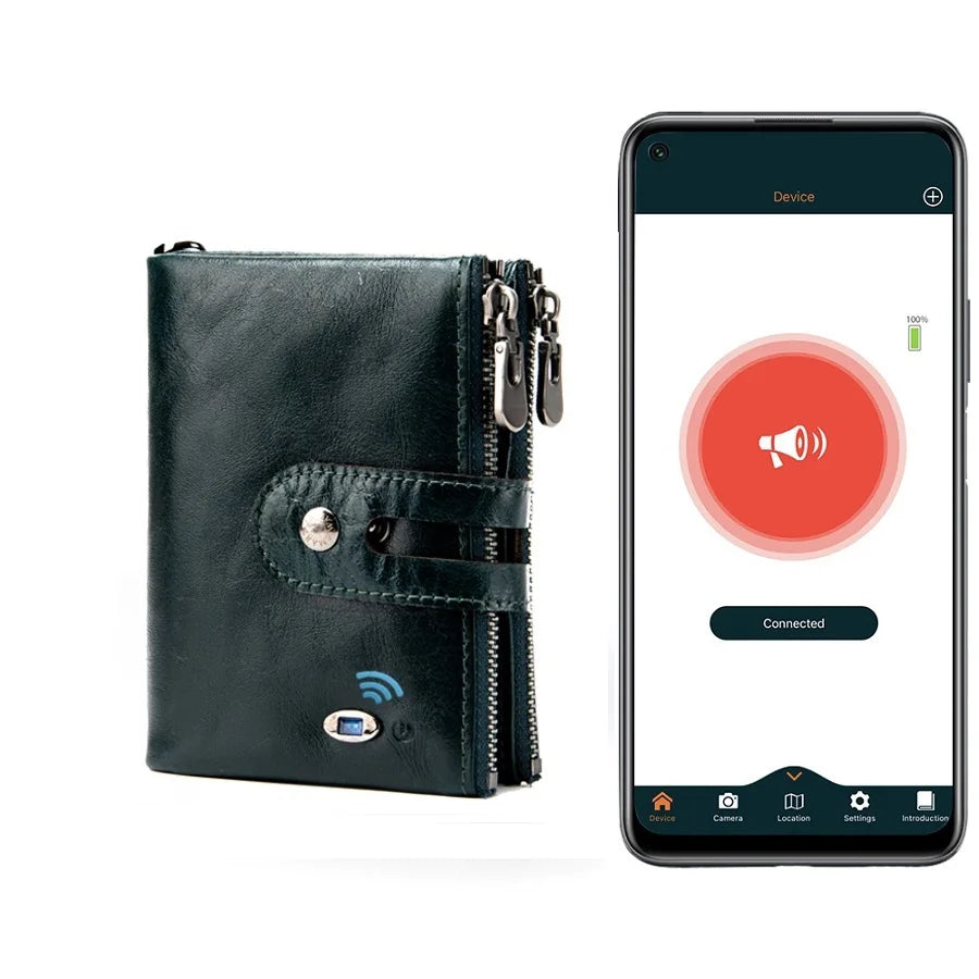 Wallet tracker card for  AIR TAG Smart Billetera con Localiz carteras mujer with Tracker bolsas mujer billetera find my cartera