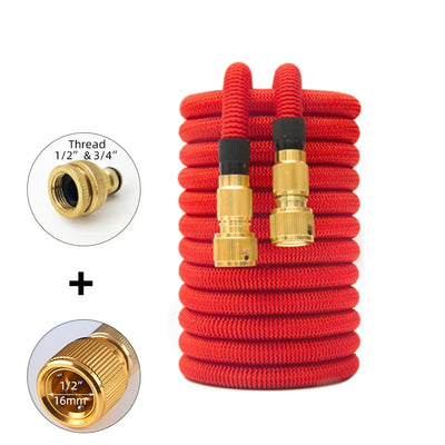 Garden Expandable Watering Hose Flexible Magic Hose High Pressure Car Washer Hose Retractable Water Gun Cleaning Pipe Irrigation