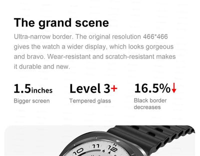 2025New Galaxy Watch 7 Ultra Smart Watch Men 32GB Memory GPS NFC AMOLED Screen Fitness Tracker Health Smartwatches For Samsung