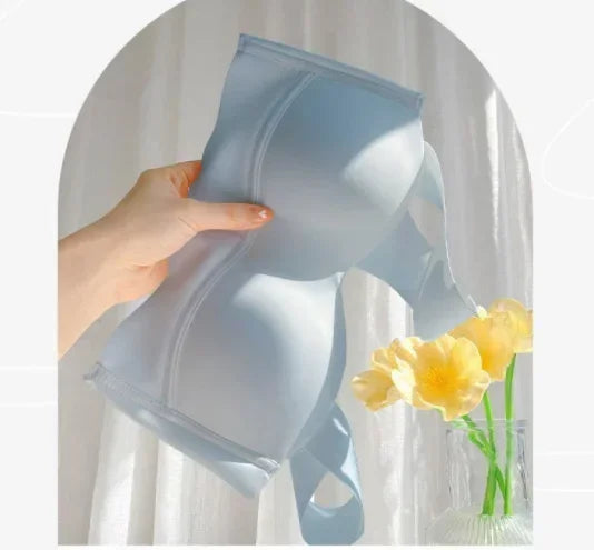 Women Large Size Lace Silk Wireless Bra