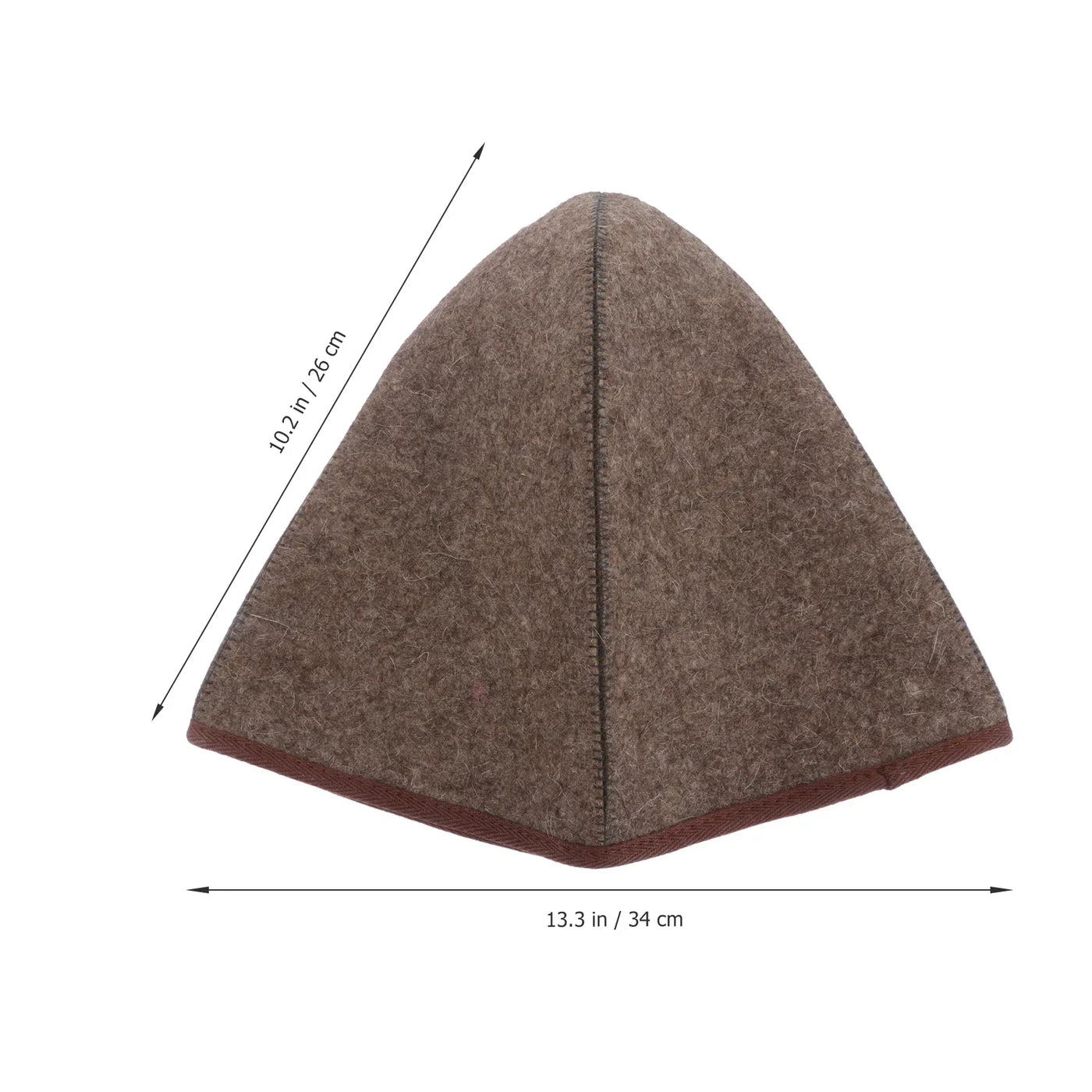 Thickened Sauna Hat Wool Felt Bathing Hat Hat Shower Cap Portable Bath Accessories Shower Caps Household Merchandises