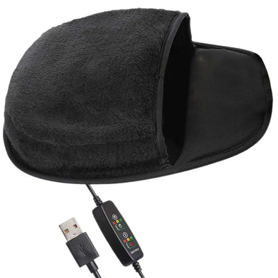 USB Heated Mouse Pad Winter Hand Warmer Office Desk Mouse Mat Wear Resistant Smooth Surface Keyboard Cushion Winter Hand Warmer