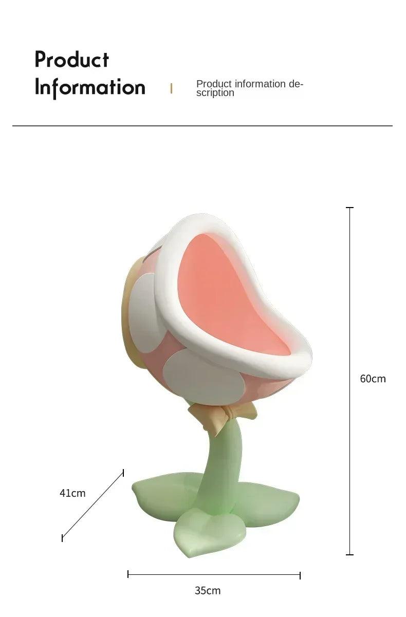 Home decor creative side table large mouth flower storage ornaments room bedside living decorative rack