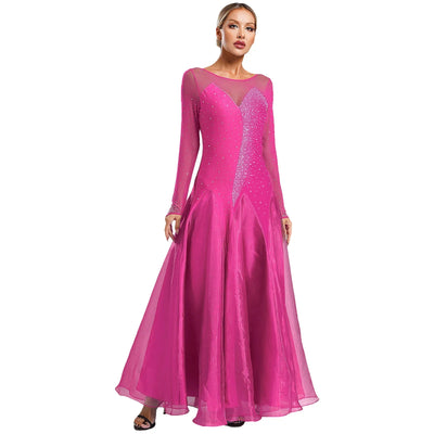 Waltz Ballroom Competition Dress Women Evening Gowns Concert Outifts Modern Tango Standard Dance Performance Stage Costume