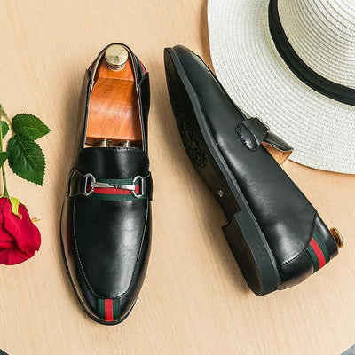 2024 high-end oversized men's Oxford shoes, breathable British wedding groom business soft sole casual shoes