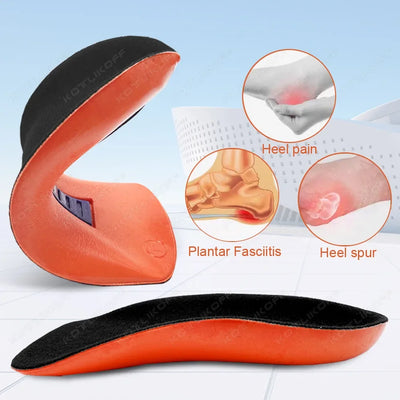 Best Heel Inserts For Plantar Fasciitis Flat Feet Arch Support Orthopedic Insole Elastic Shock Absorption Sneakers Half Shoe Pad