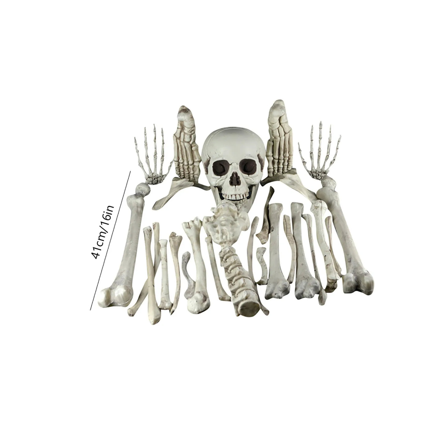 Halloween Human Skeleton Human Skeleton Halloween Horror Decorations Graveyard Decorations Haunted House Horror Skeleton Props