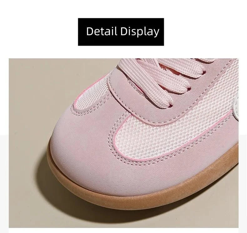 Women's Shoes Fashion Trend College Style Wide Toe Soft Comfortable Flat Casual Shoes Outdoor Casual Sports Shoes Women Sneaker