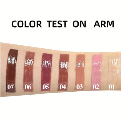 Hydrating Crystal Lip Oil - Plumping & Moisturizing Gloss with Tinted Shades for All Skin Types