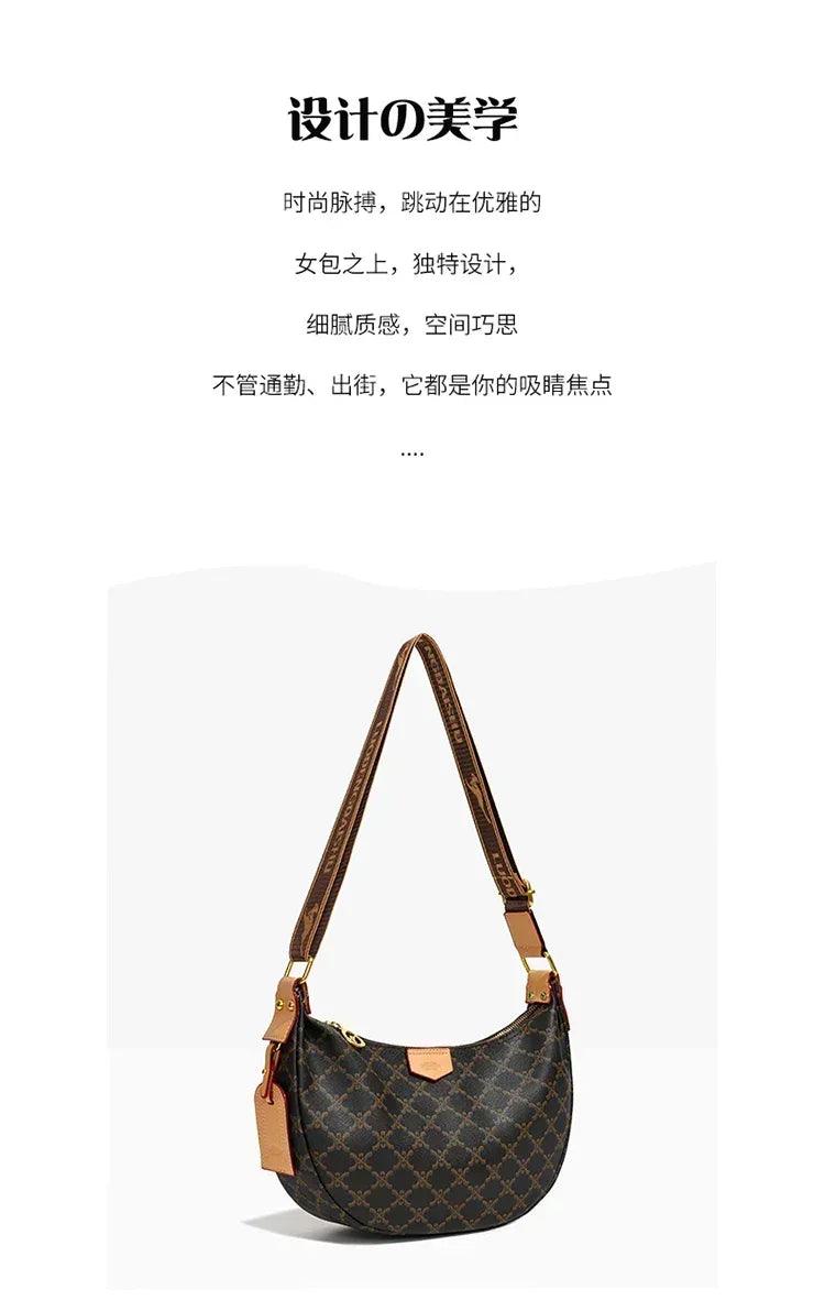 Luxury brand elegant handbags for women leather tote bags famous designer popular classic shoulder style
