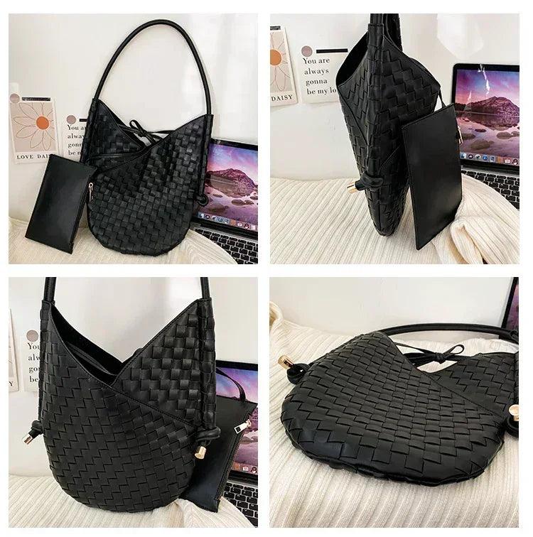 Famous designer women’s handbag with convertible shoulder strap leather luxury brand elegant spacious