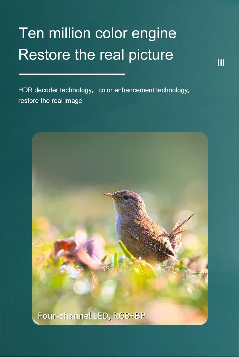 Portable Projector A30 Support 4K HDMI 1080P Mini Projectors Smart TV WIFI Home Theater Cinema Sync Android Phone Beamer LED