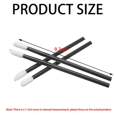 100PCS Disposable Lip Brushes Makeup Brush Eyelashes Extension Applicator Lipstick Wands Set Cosmetic Colourful Make Up Tools