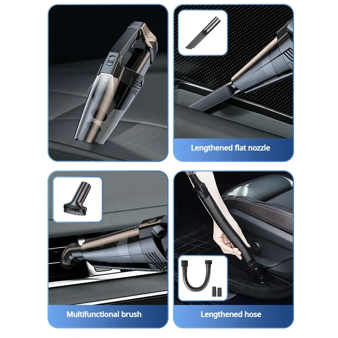 Car Vacuum Cleaner Portable Wet And Dry dual-use Powerful High Suction Handheld Wireless Vaccum Cleaners For Car Upholstery