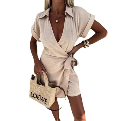 Jumpsuit Women Overalls Letter Print V Neck Cotton Linen Bodysuits Loose Trousers Summer Romper Sexy Streetwear Elegant Bodysuit