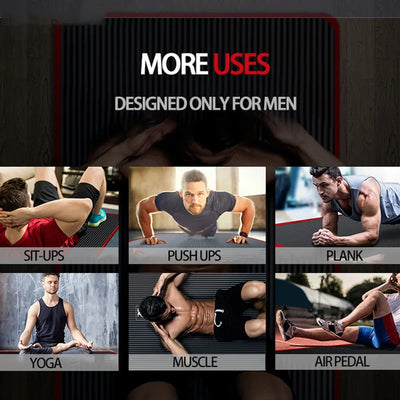 10MM Extra Thick 183cmX61cm Yoga Mats NRB Non-slip Exercise Mat Fitness Tasteless Pilates Workout Gym Mats With Bandage