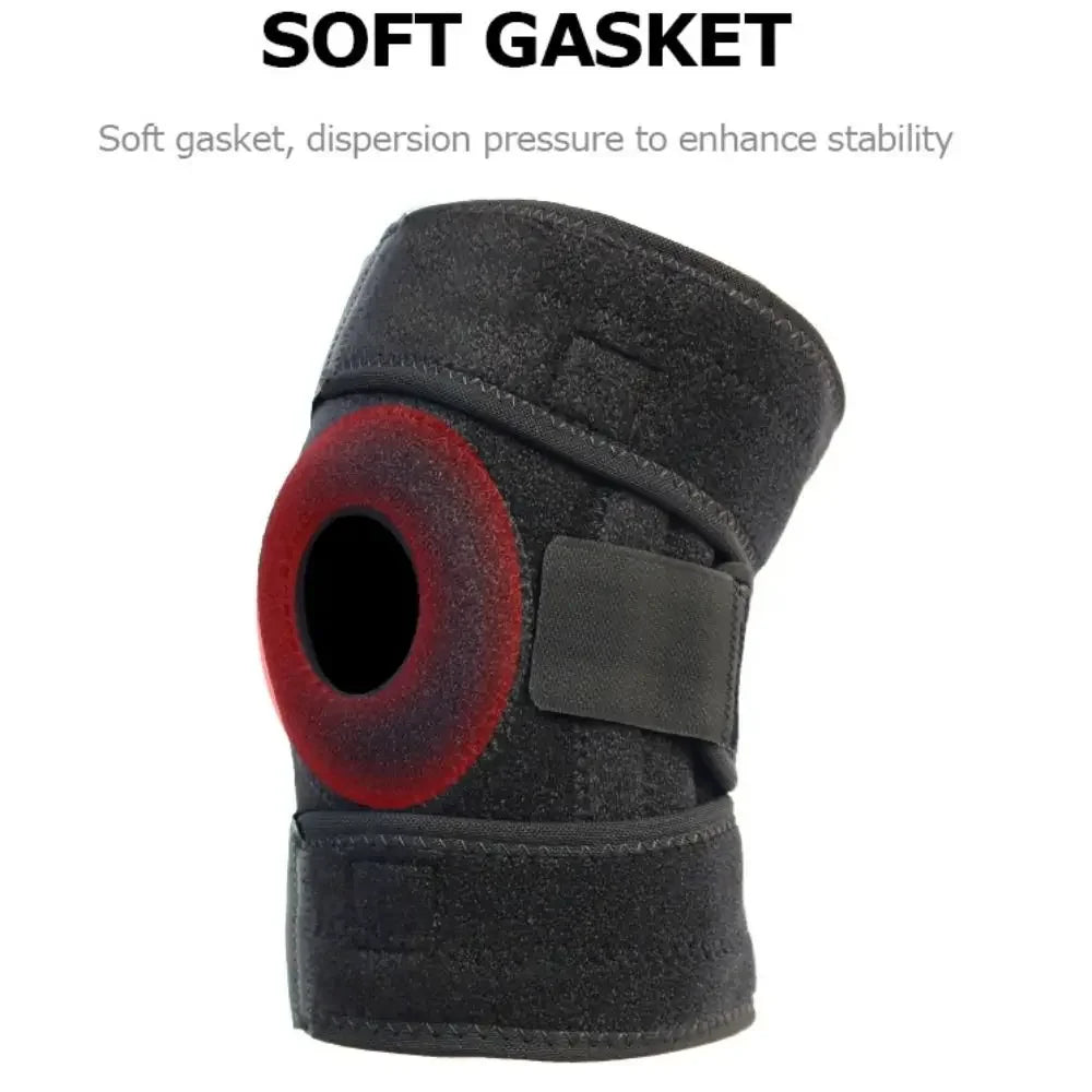 Ligament 4-spring Sports Kneepad Patella Shock Absorption Elastic Leg Brace Protector Safety Adjustable Fitness Knee Pad Men