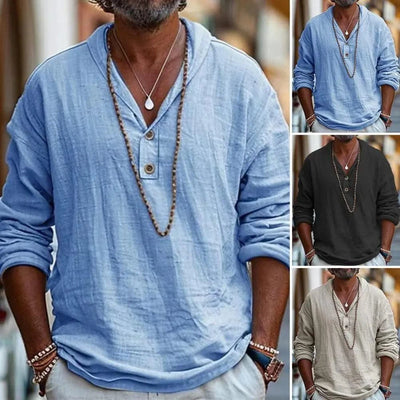 Casual Men's Long Sleeve T-shirts for Men Blouses Korean Trend Harajuku Loose T Shirts Spring Autumn Bottoming Shirts Soft