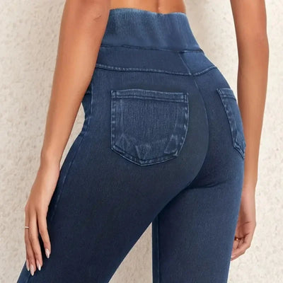 Women's Faux Denim Yoga Leggings